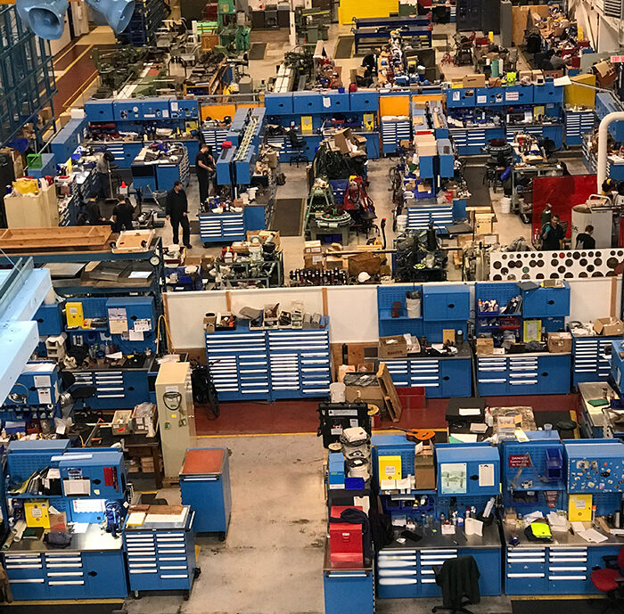 FMF Cape Breton shop floor, CFB Esquimalt